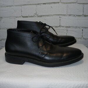 CALVIN KLEIN CAM SMOOTH CALF LEATHER CHUKKA BOOTS, SIZE 9, GREAT CONDITION